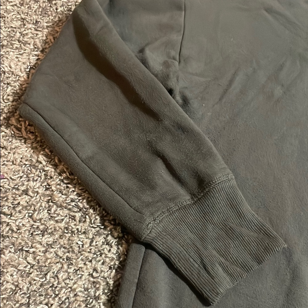 Workshop Republic Clothing Women's Olive Green Sweatshirt - Picture 3 of 6